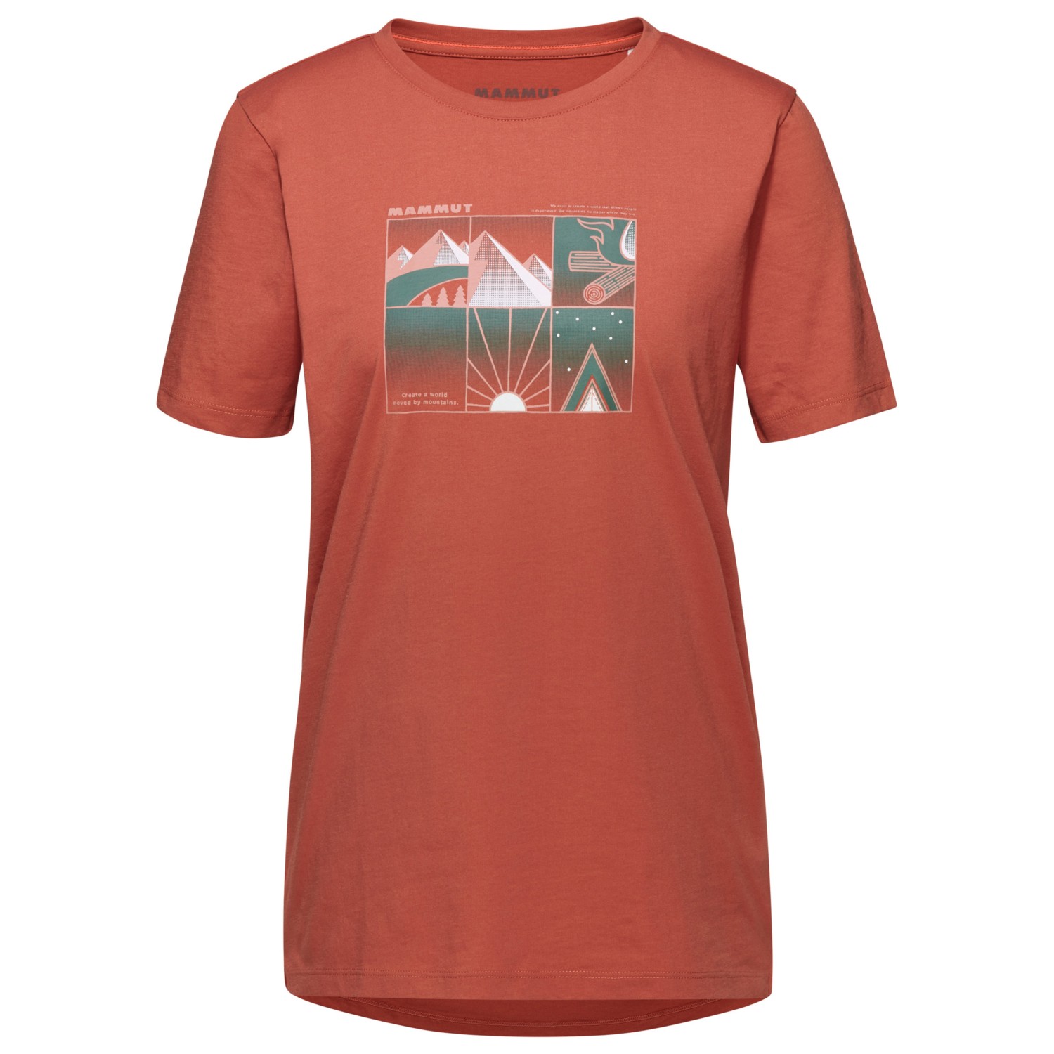Функциональная рубашка Mammut Women's Mammut Core T Shirt Outdoor, цвет Brick