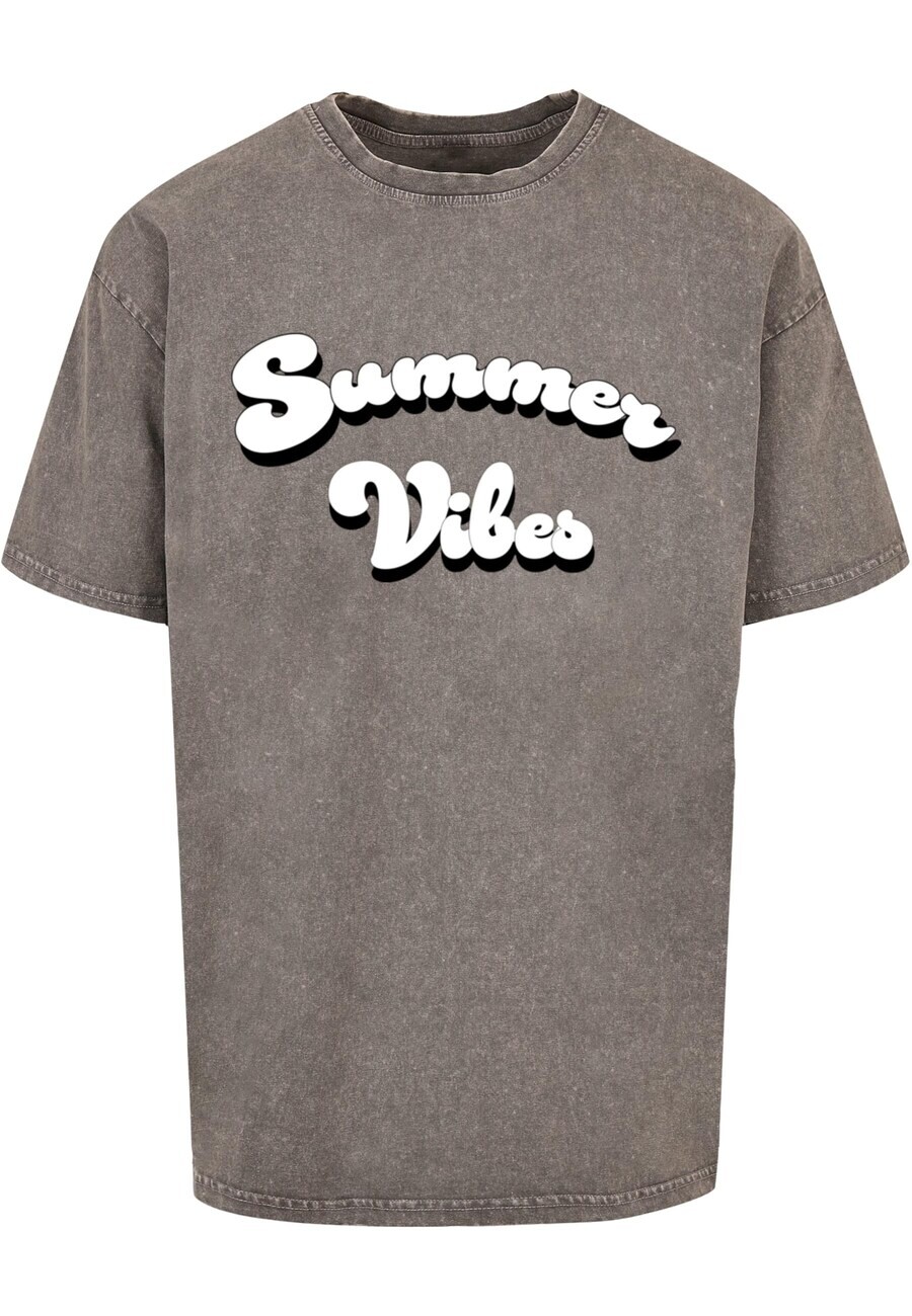 

Футболка Merchcode SUMMER VIBES, цвет Stone