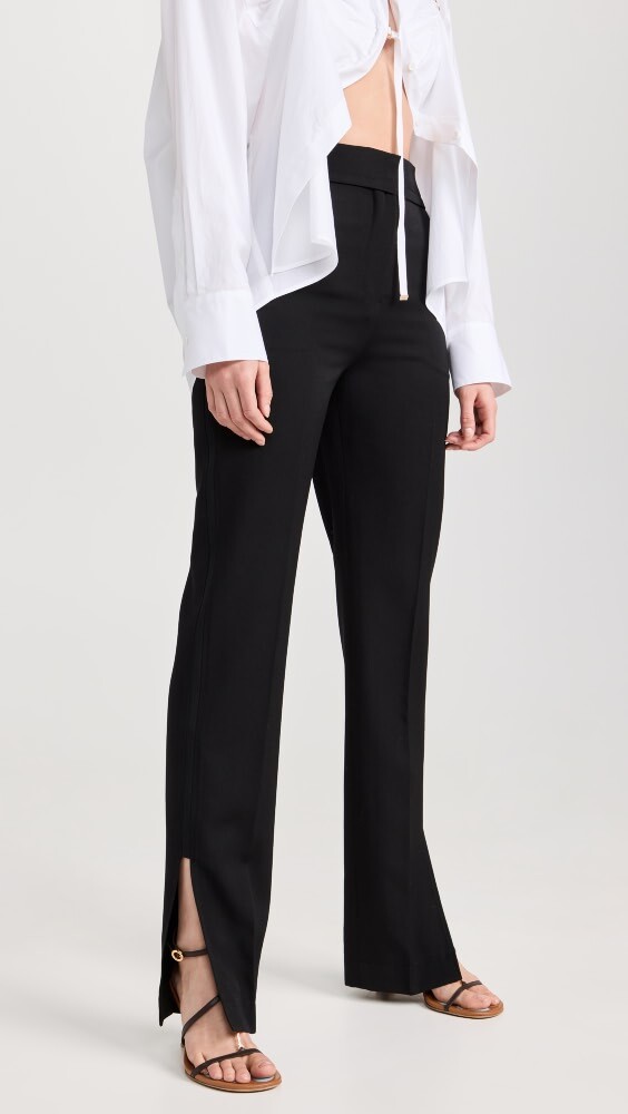 

Брюки Jacquemus Le Pantalon Tibau, черный