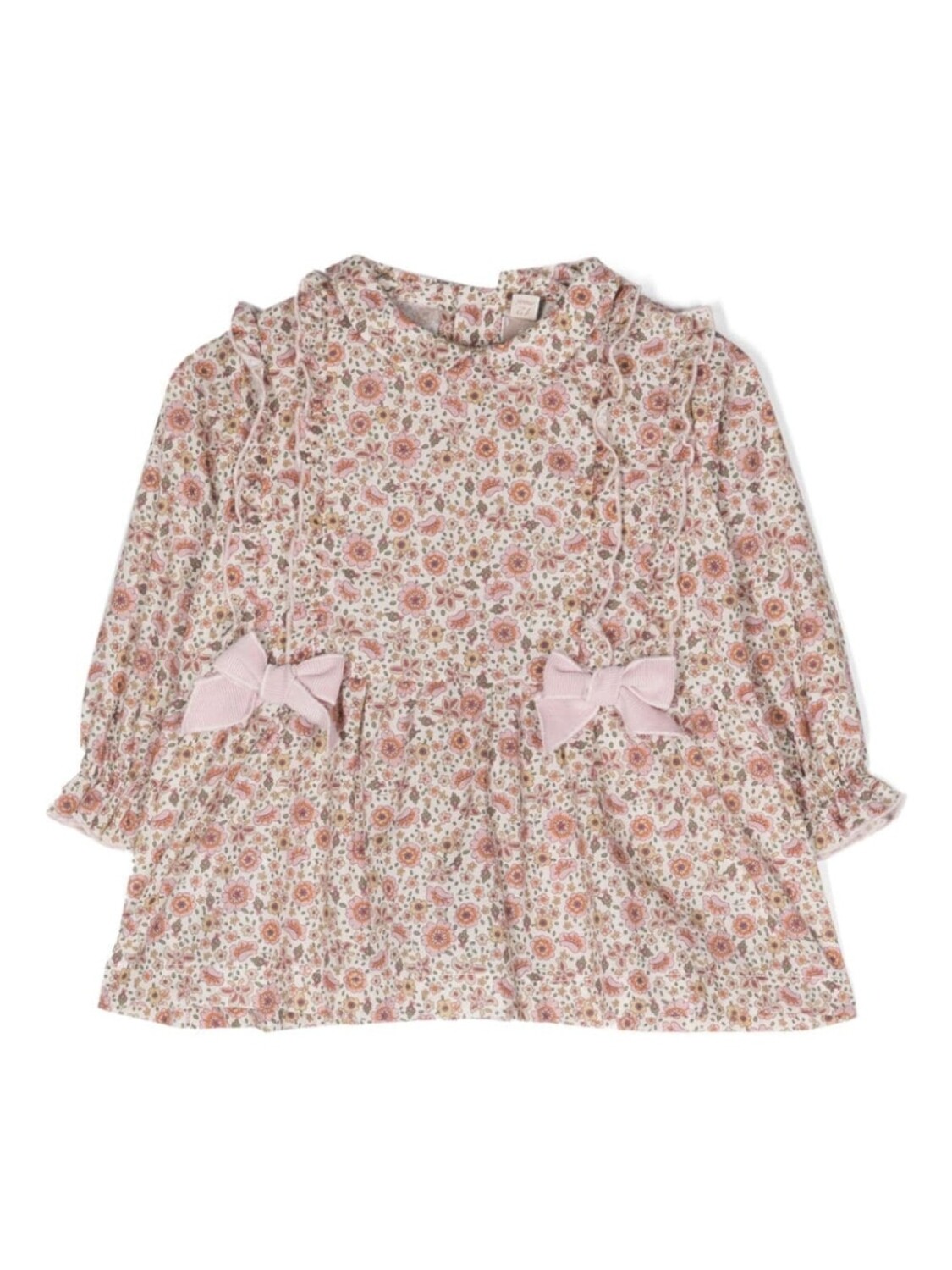 

La Stupenderia floral-print cotton blouse, розовый