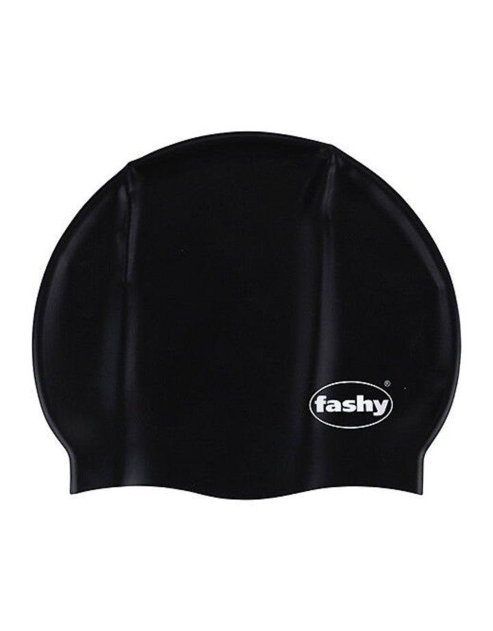 Силиконовая шапочка для плавания Fashy, черный очень большая шапочка для плавания для девочек с длинными волосами водонепроницаемая силиконовая шапочка для плавания очень большая шапо