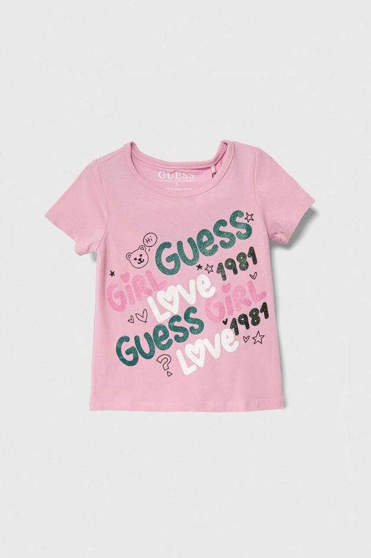

Детская футболка Guess, розовый