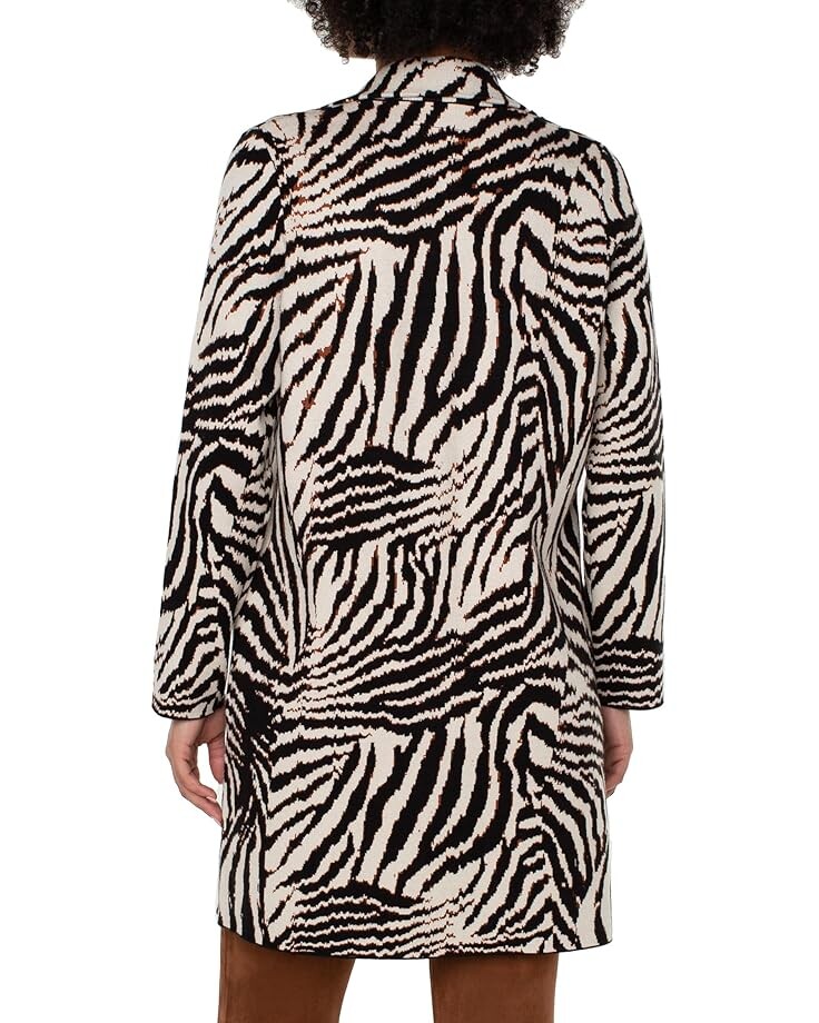 

Свитер Liverpool Los Angeles Open Front Coatigan Sweater, цвет Abstract Zebra Jacquard