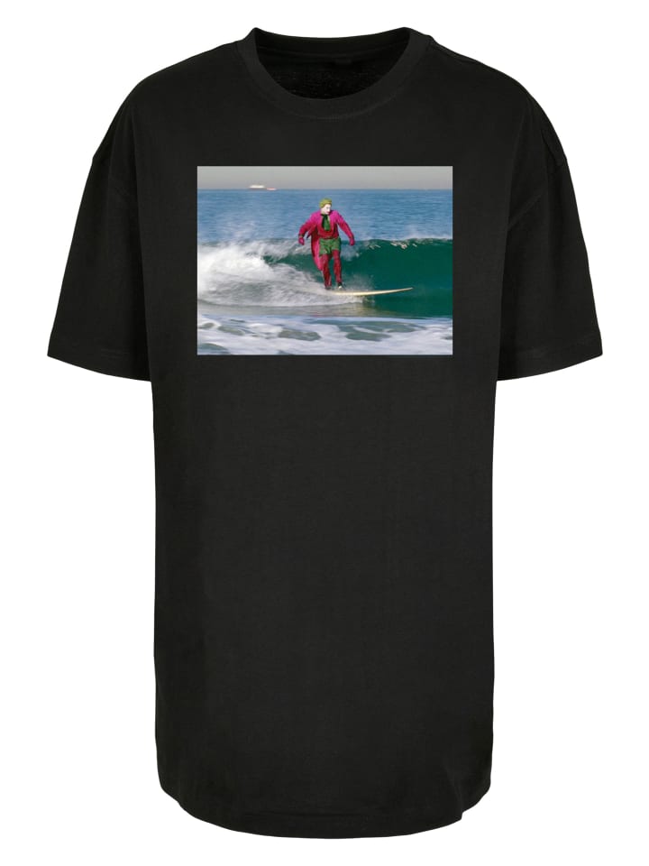 

Футболка F4NT4STIC Oversized Boyfriend Tee Batman TV Series Joker Surfing, черный