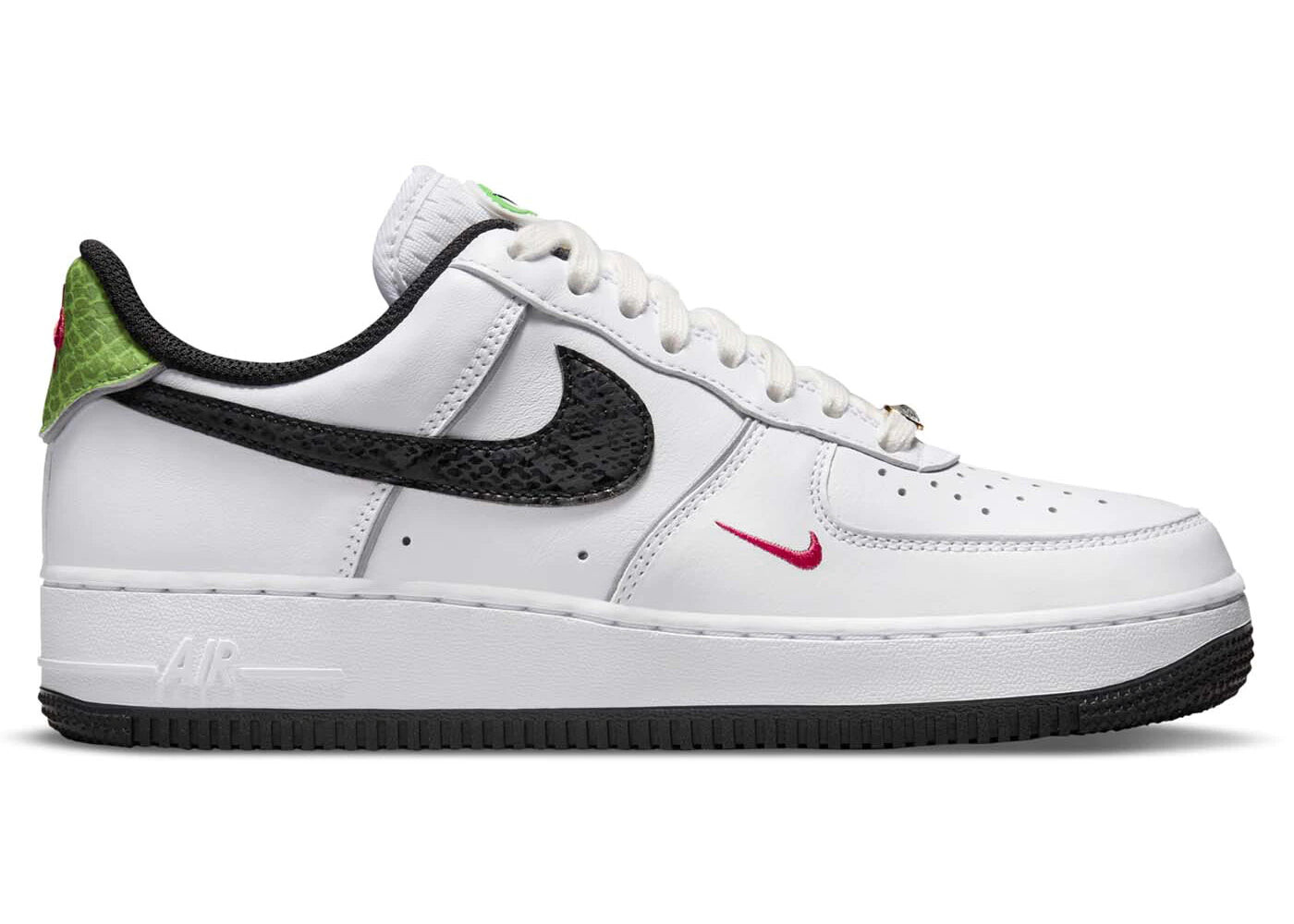 

Кроссовки женские Nike Air Force 1 Low '07 Just Do It, черный / белый / зеленый