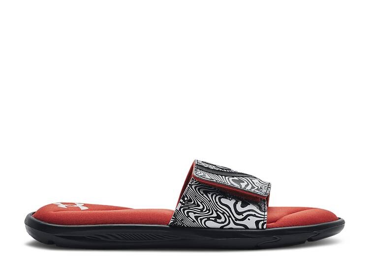 

Кроссовки Under Armour IGNITE 6 GRAPHIC STRAP SLIDE 'PSYCHEDELIC STRIPE', черный