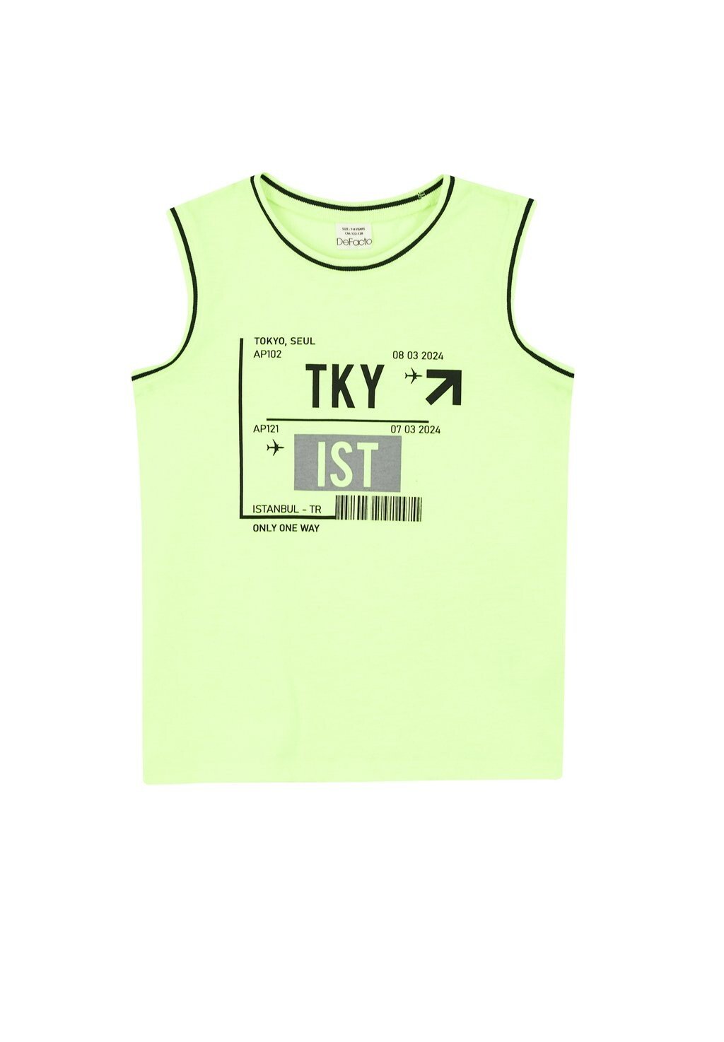 

Топ REGULAR FIT DeFacto, цвет yellow