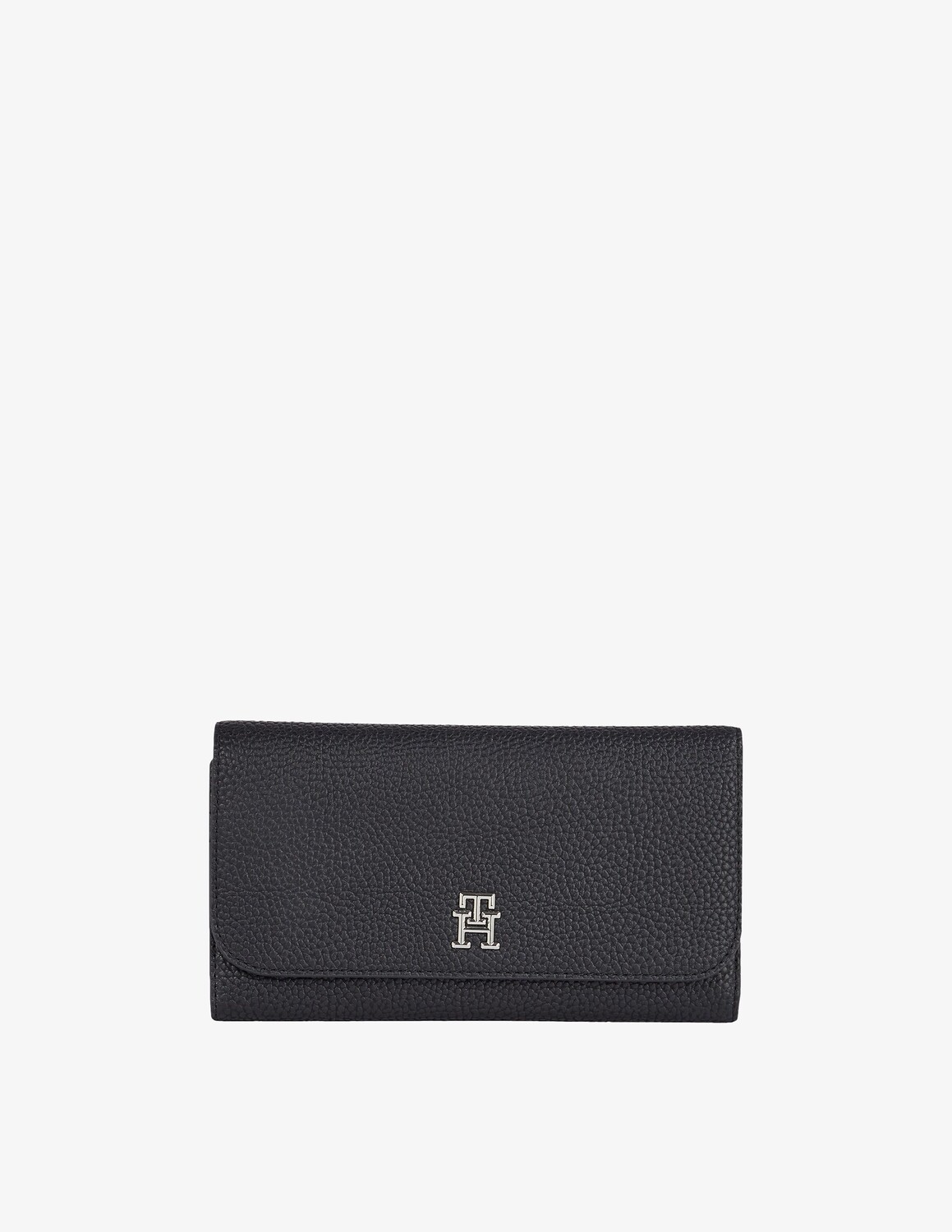 

Кошелек TH с большим клапаном Tommy Hilfiger, черный