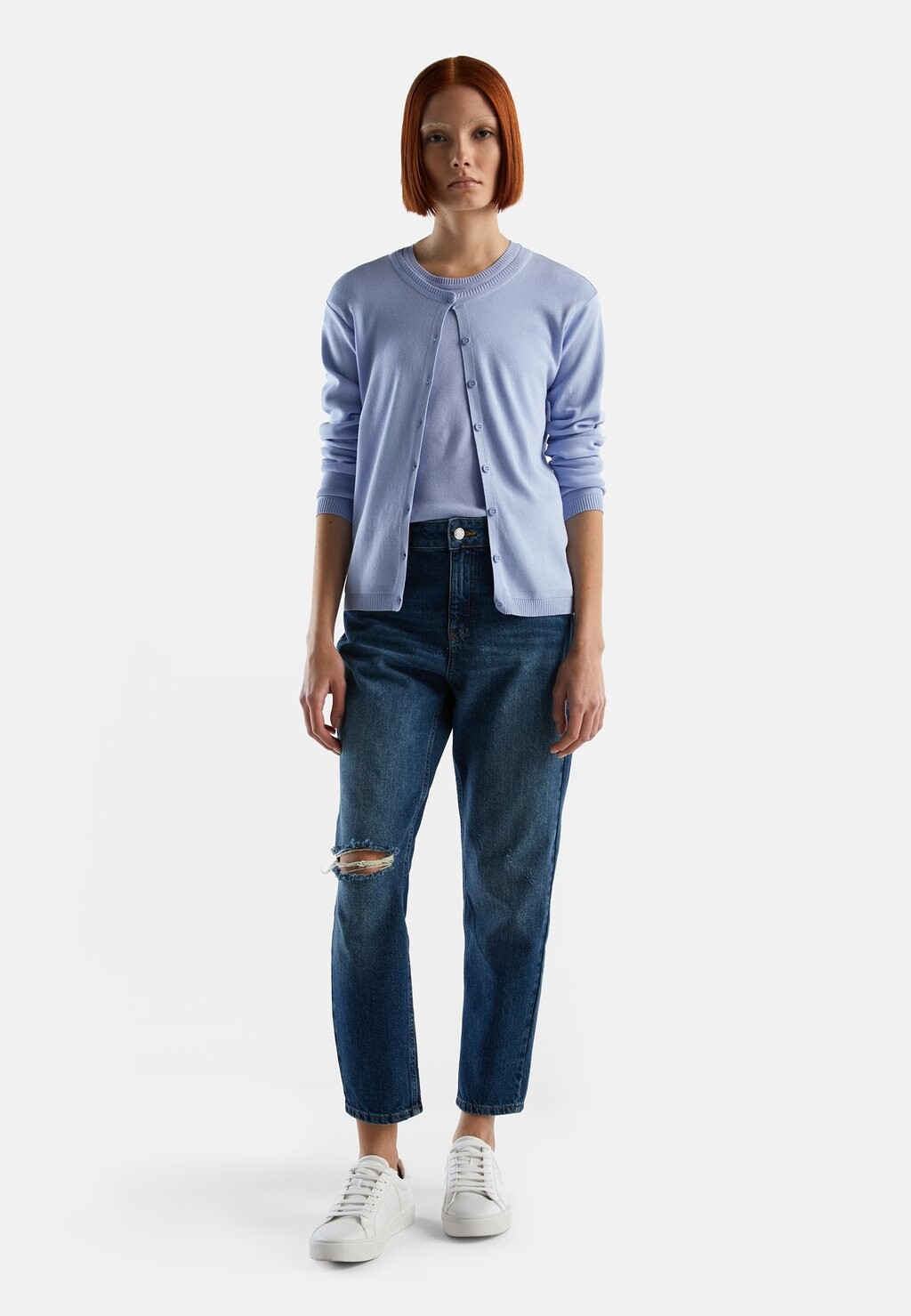 

Кардиган United Colors of Benetton, фиолетовый