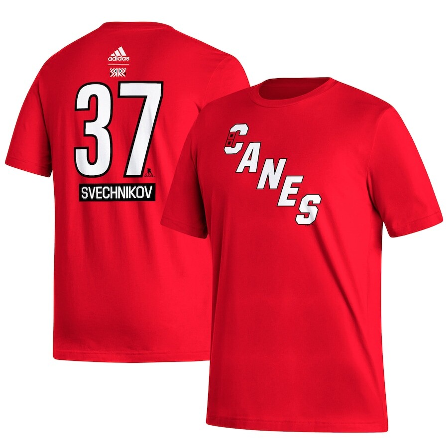 

Футболка с коротким рукавом adidas Carolina Hurricanes, красный