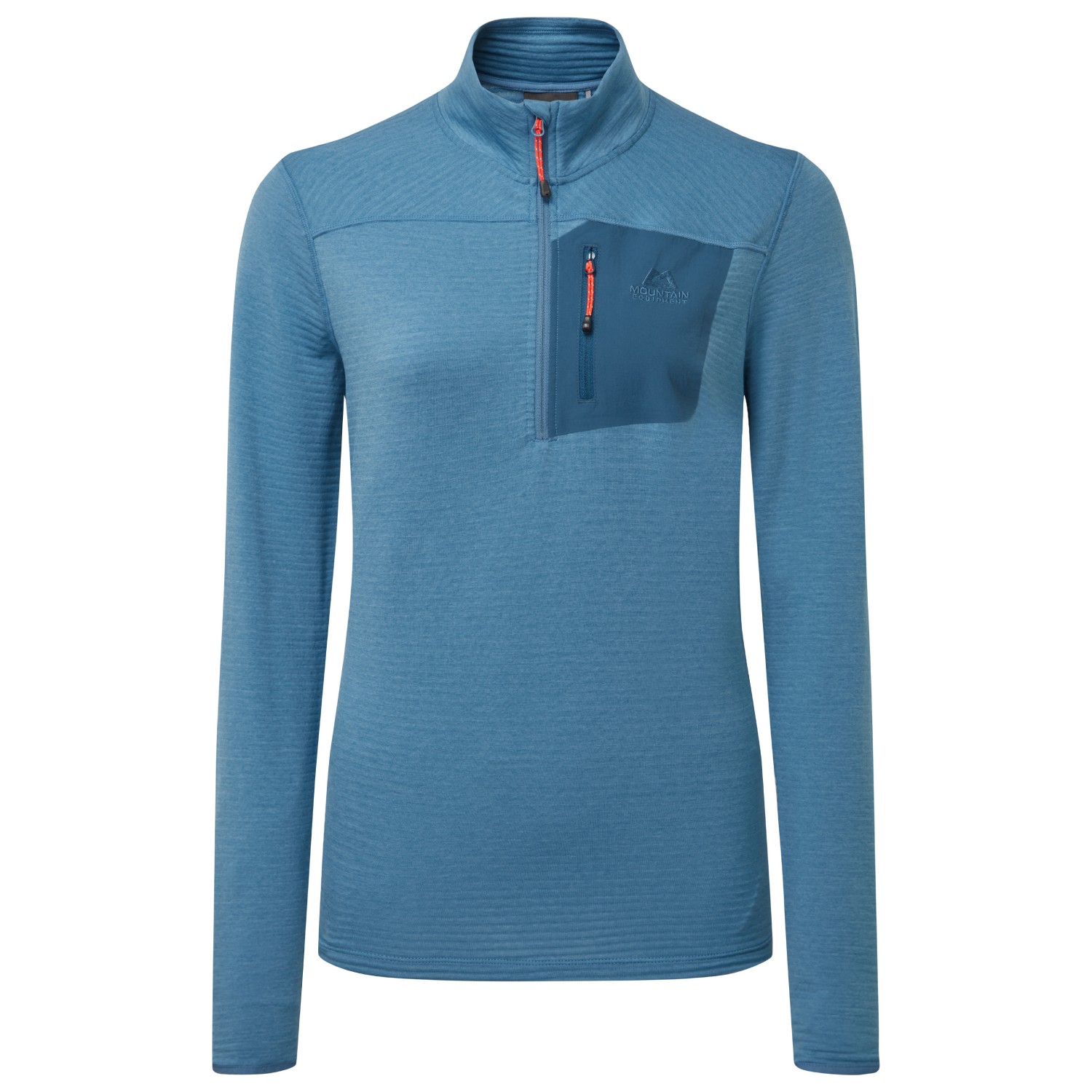 Флисовый свитер Mountain Equipment Women's Lumiko Zip T, цвет Stellar Blue/Majolica Blue