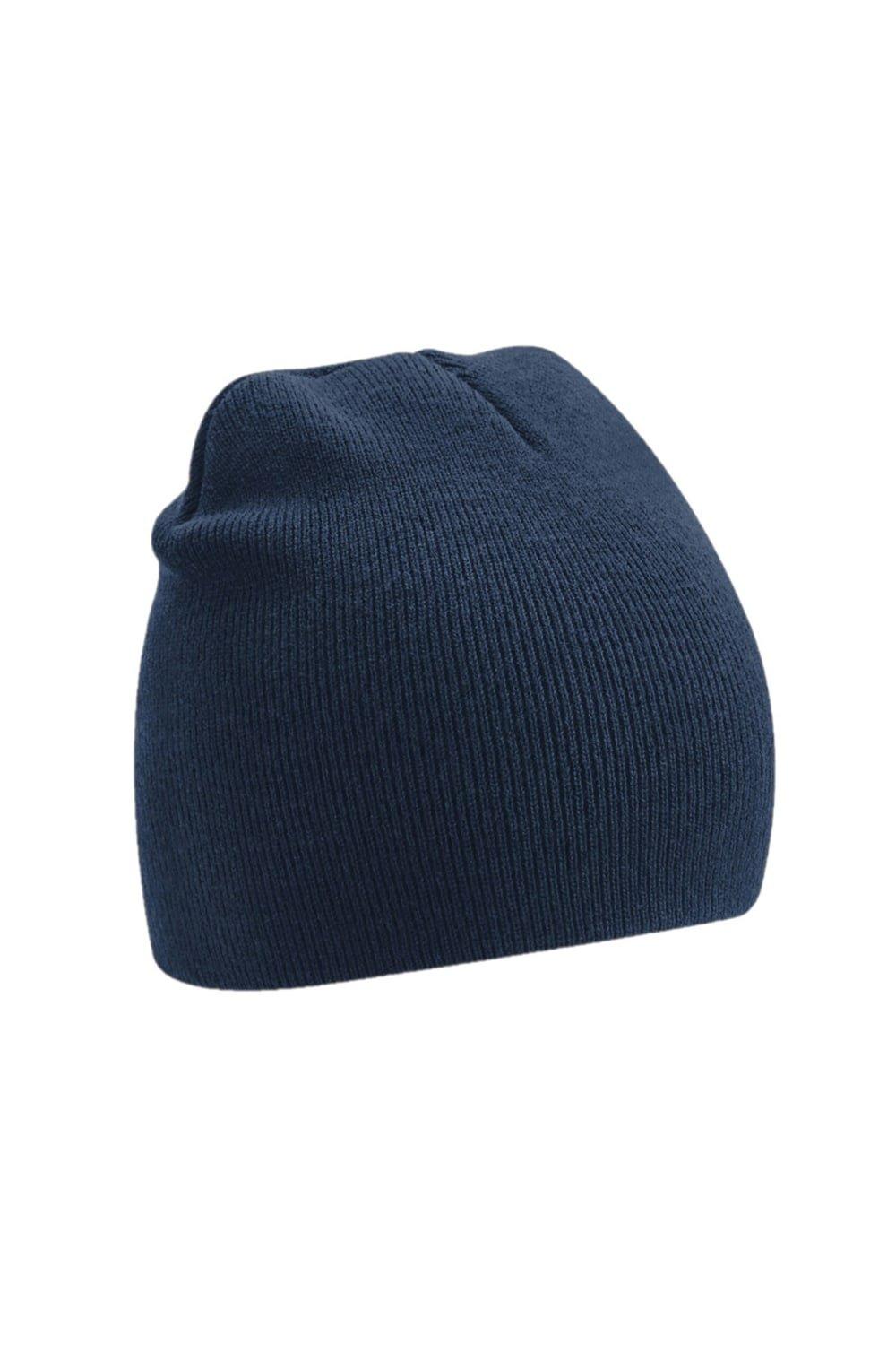 цена Оригинальная шапка из переработанных материалов Beechfield, темно-синий