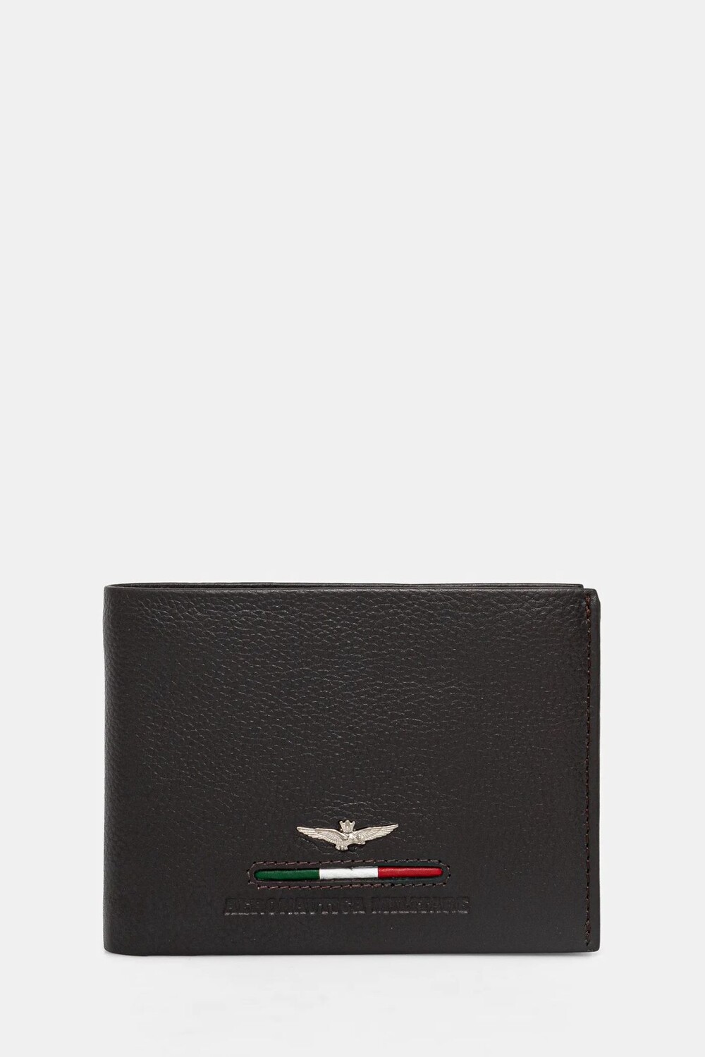 

Кожаный кошелек Aeronautica Militare, коричневый