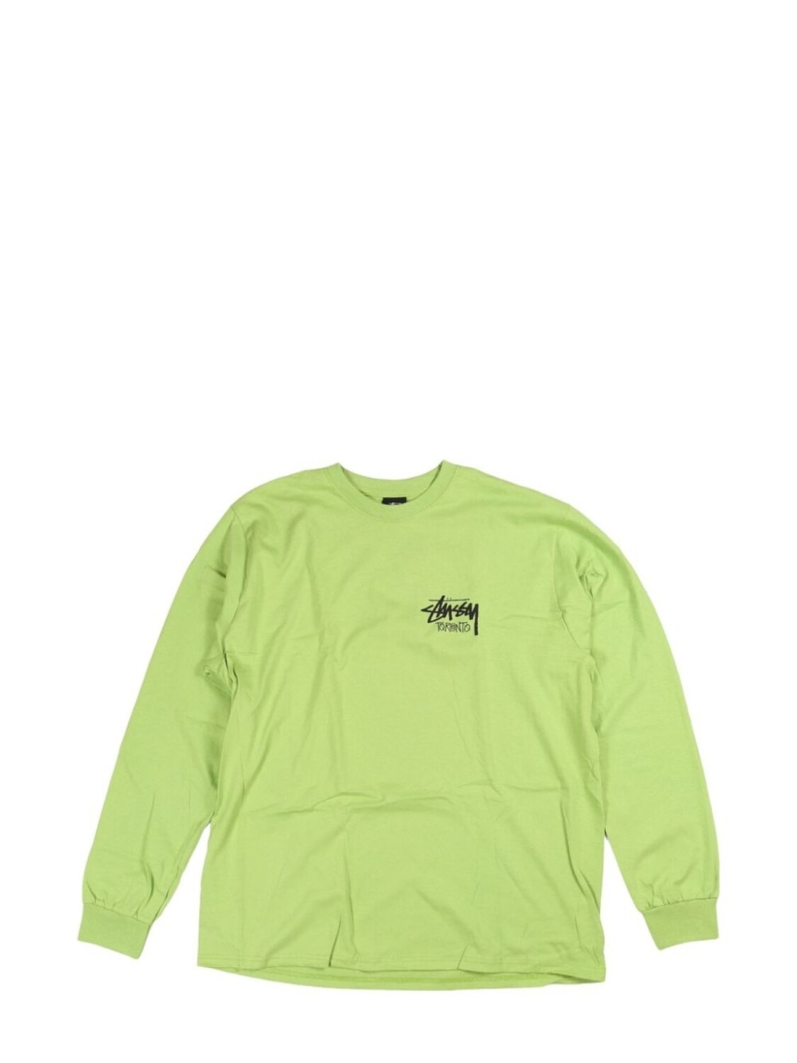 

Stüssy футболка с длинным рукавом Торонто, зеленый