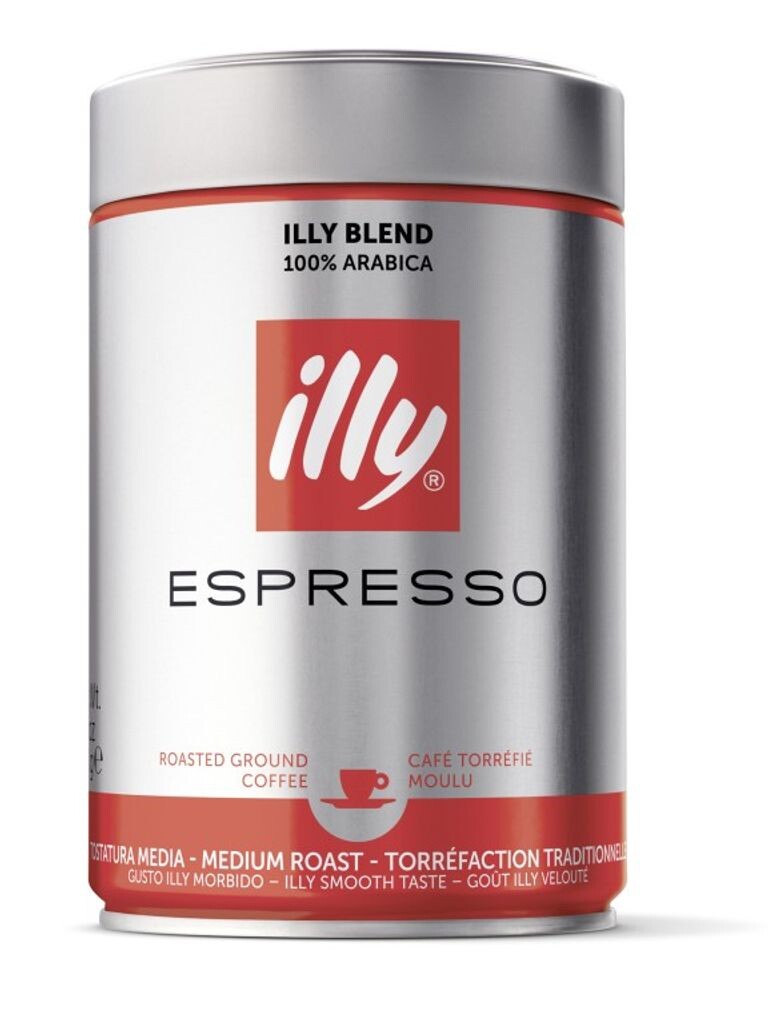 

Illy Espresso Нормальной/Средней обжарки, молотый, банка 250 г