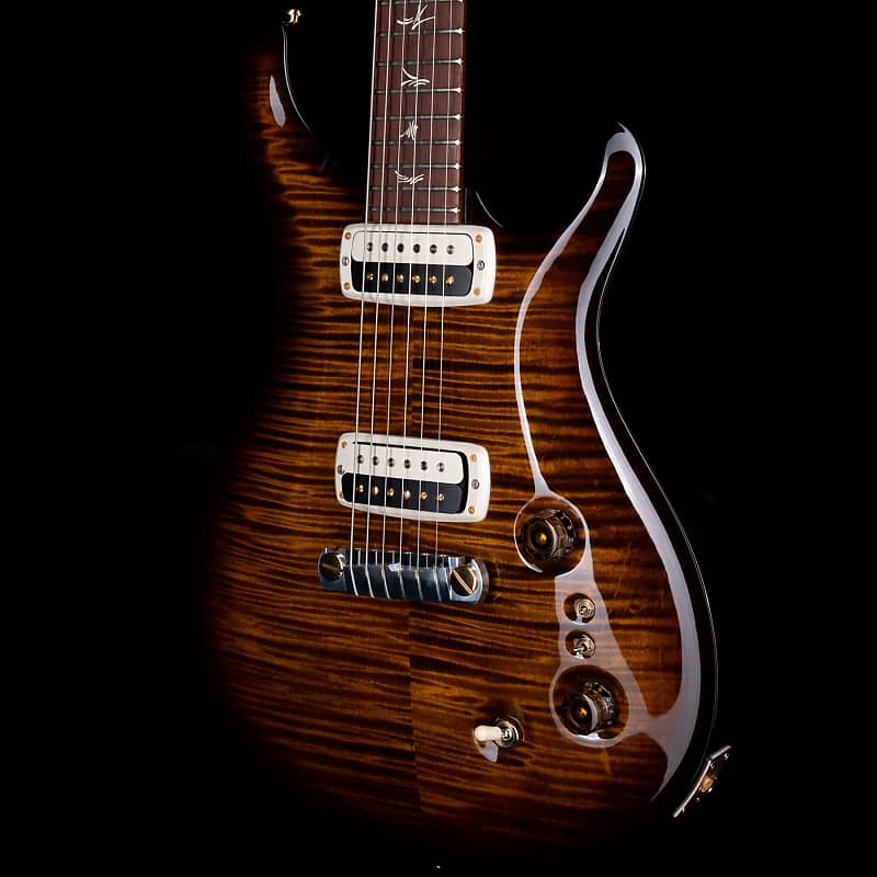 Электрогитара PRS Paul's Guitars 10 Top Flame Pattern Carve Black Gold Wraparoundburst