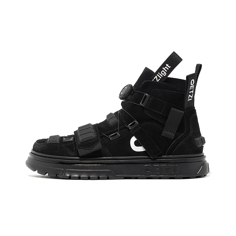 

Кроссовки OETZI Stylish Skateboarding Shoes Unisex High-top Black, черный