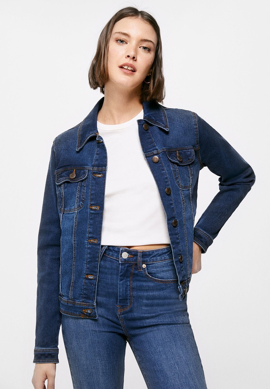 

Джинсовая куртка Springfield, цвет cotton polyester elastane
