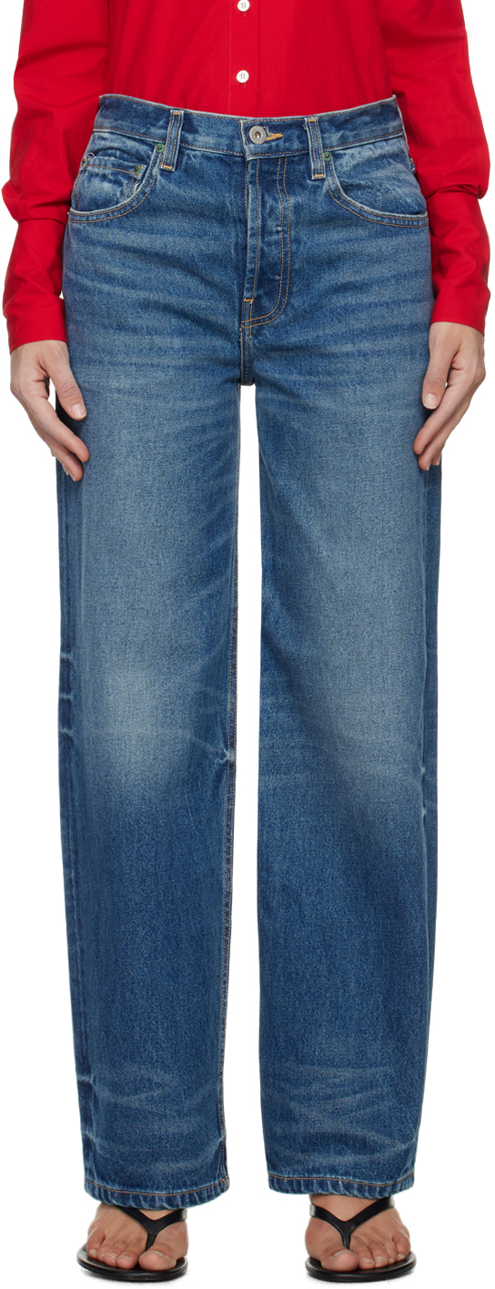 Синие джинсы 'The Remy' Interior синие широкие джинсы levi s