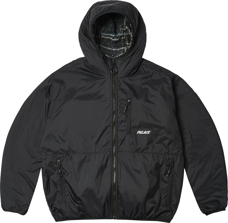 

Куртка Palace Reversible Check Fleece 'Black', черный