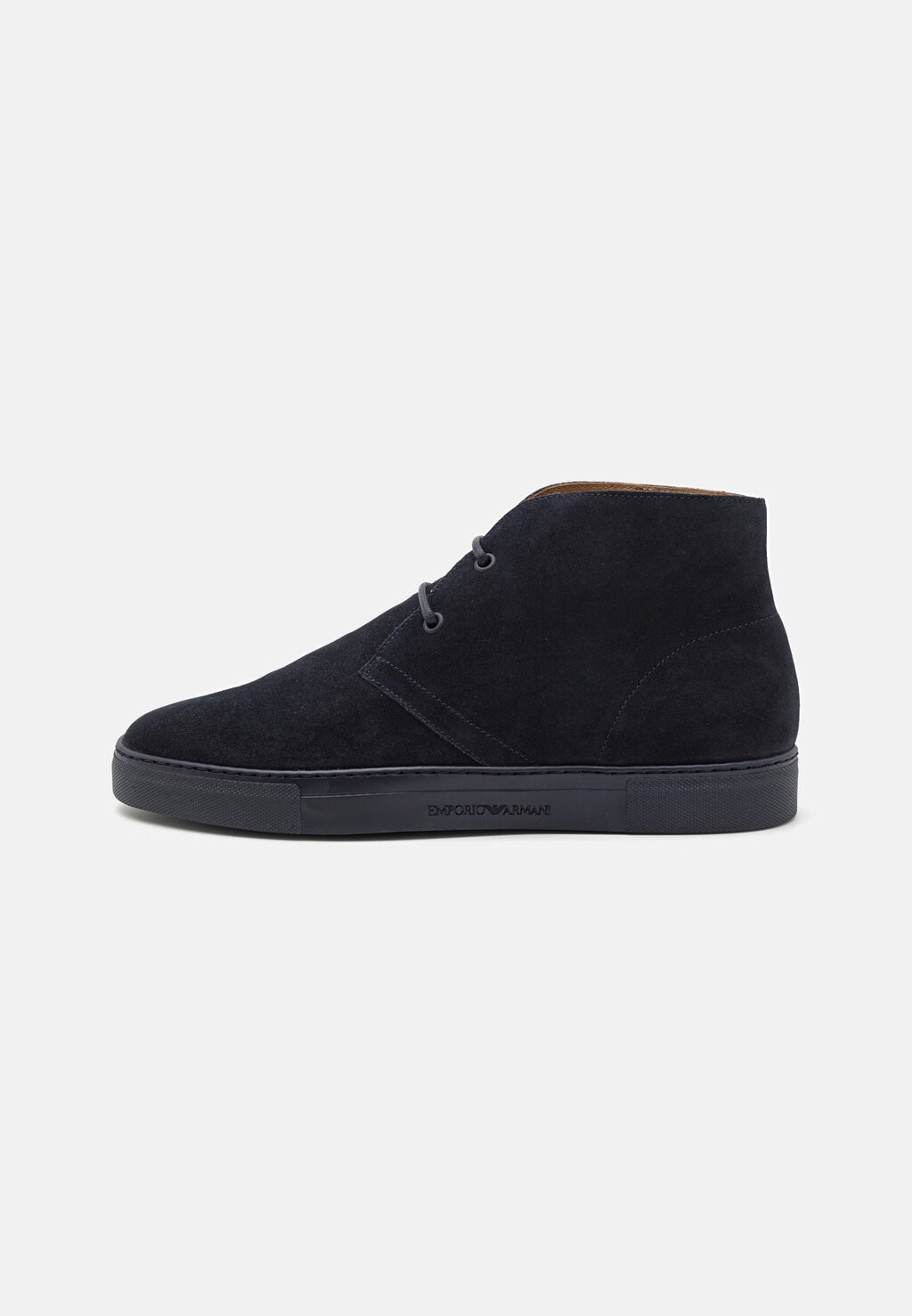 

Спортивные туфли на шнуровке Boot Emporio Armani, цвет notte