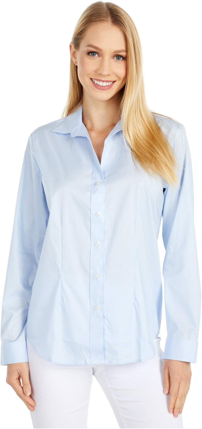 

Блуза MagnaClick Magnetically Infused V-Neck Blouse, цвет Light Blue