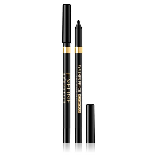 Водостойкий, водостойкий карандаш для глаз 01 Черный, 1 шт. Eveline Cosmetics, Eyeliner Pencil цена и фото