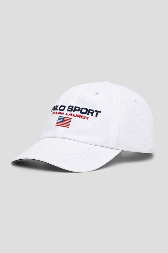 

Хлопковая бейсболка Polo Ralph Lauren, белый