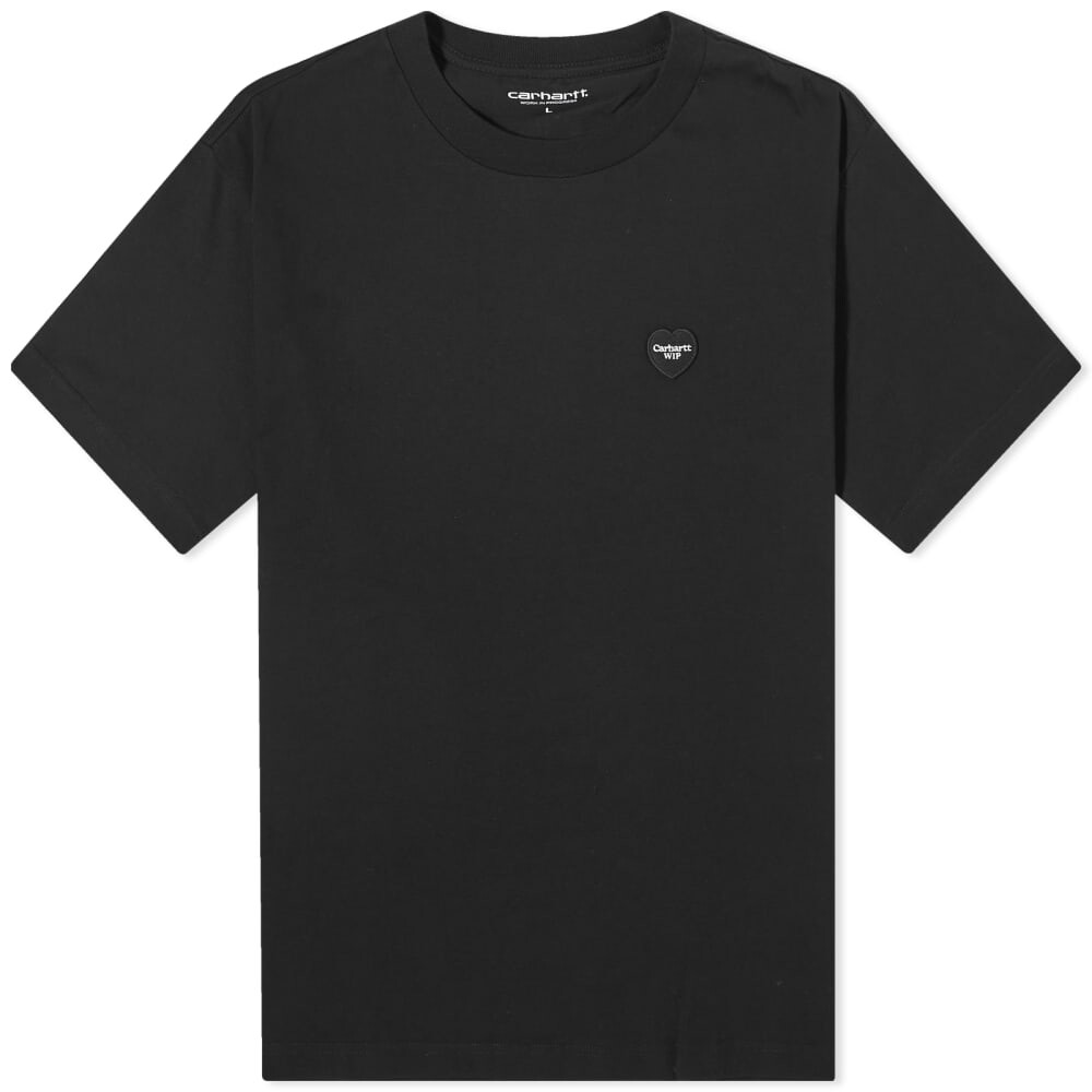 

Футболка Carhartt WIP с нашивкой в ​​форме сердца, черный