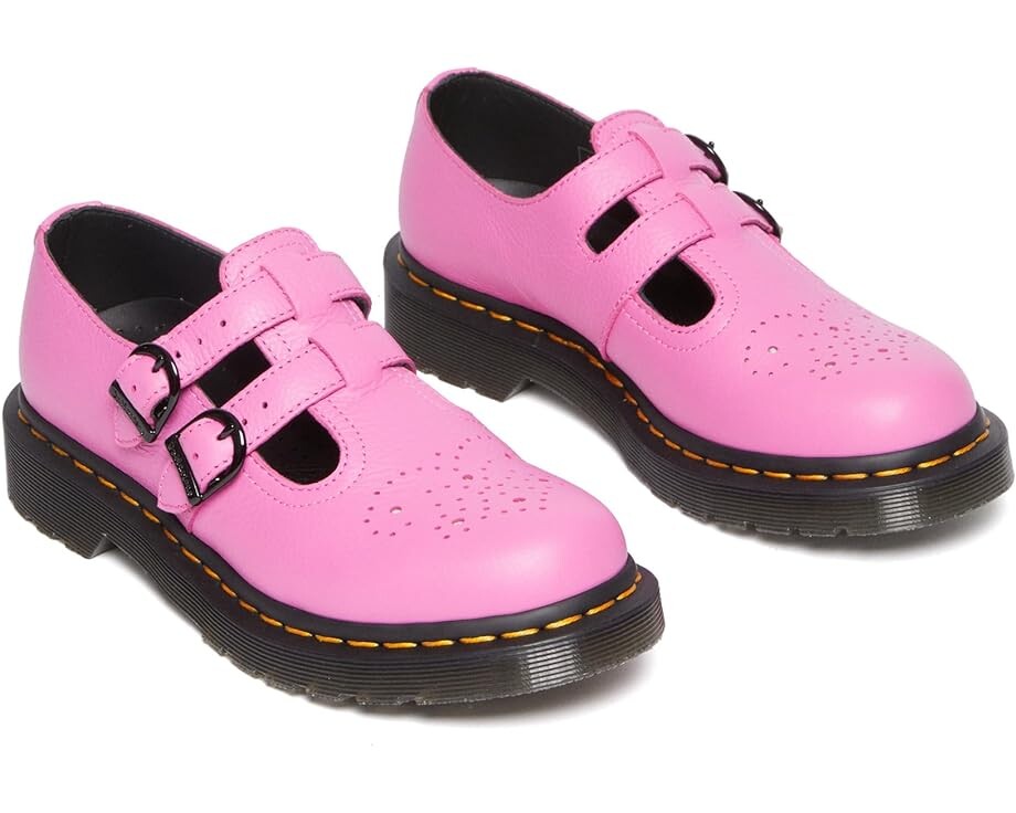 Туфли на плоской подошве Dr. Martens 8065 Mary Jane, цвет Thrift Pink