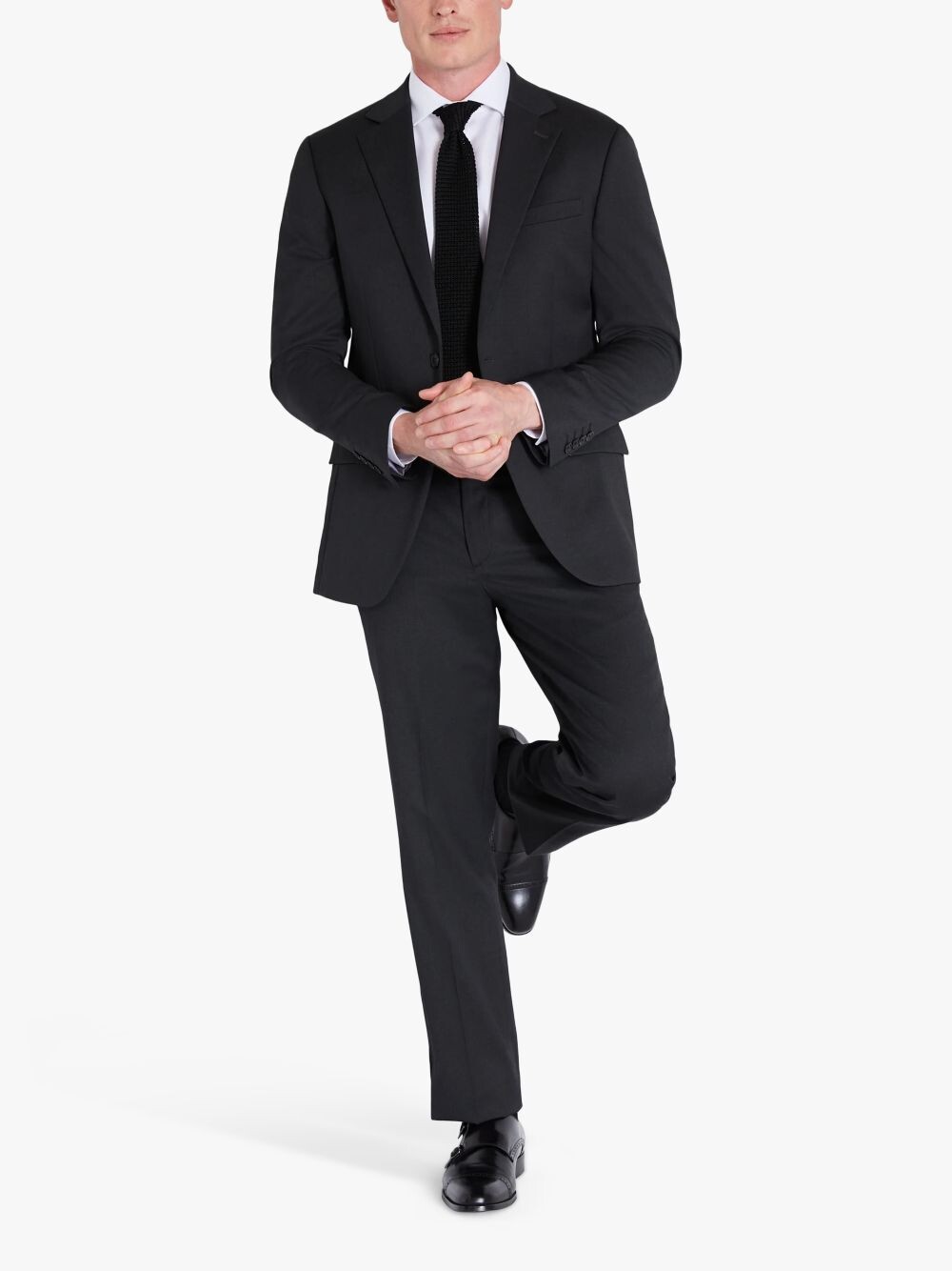

Эластичный пиджак Moss Regular Fit, темно-серый