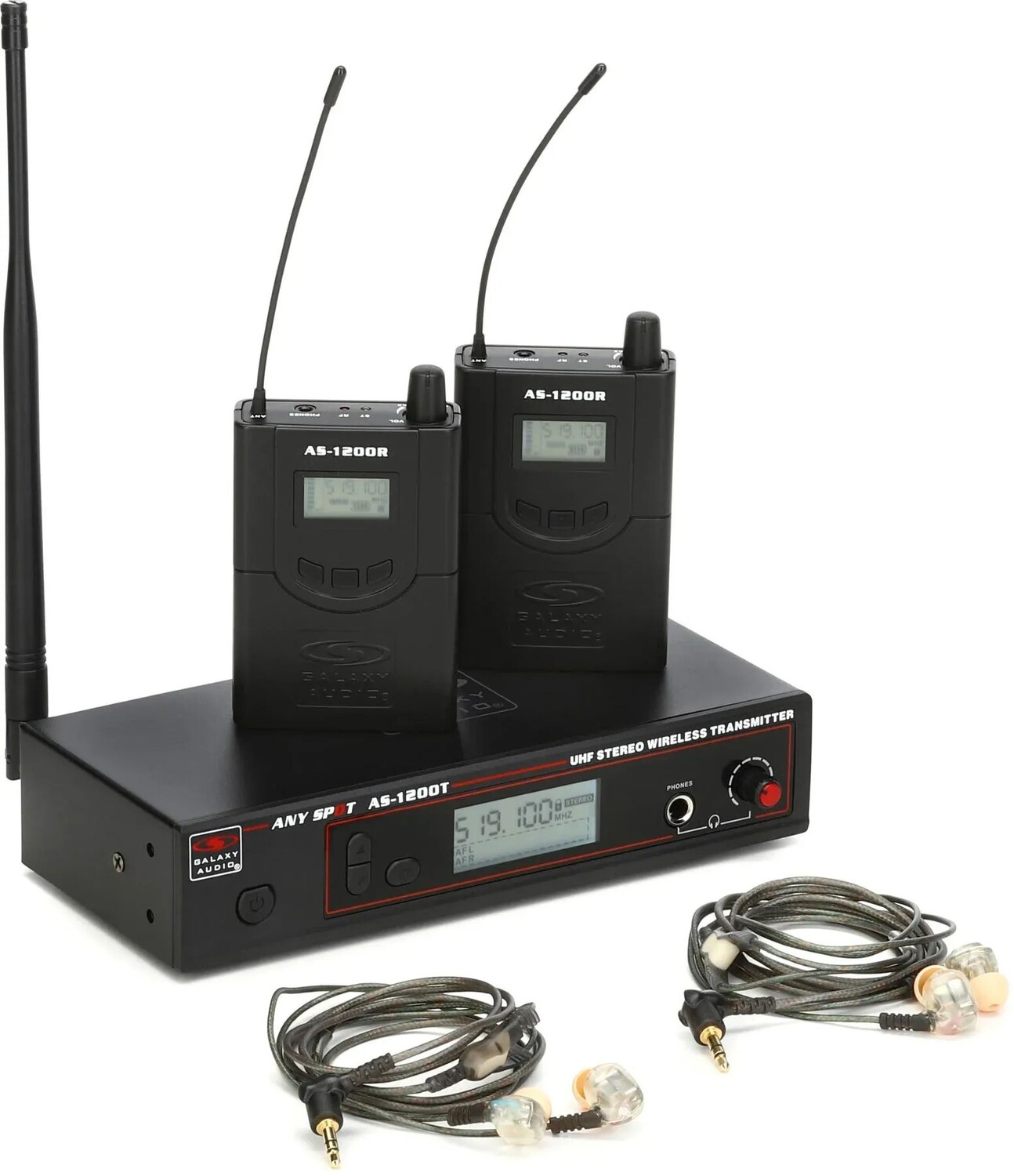 

Беспроводная система внутриканального мониторинга Galaxy Audio AS-1210-2N — диапазон N