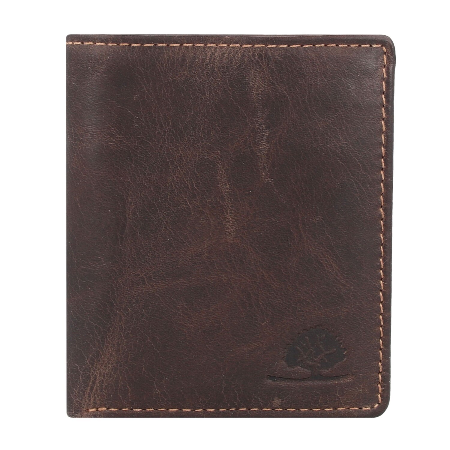 

Кошелек Greenburry Tornado RFID Schutz Leder 9 см, цвет teak brown