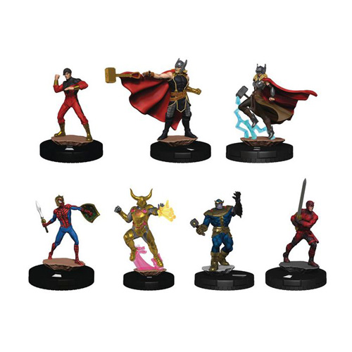 Настольная игра Marvel Heroclix: Avengers War Of The Realms Booster Pack WizKids фигурка макс стропальщик shadowrun heroclix набор игра wizkids