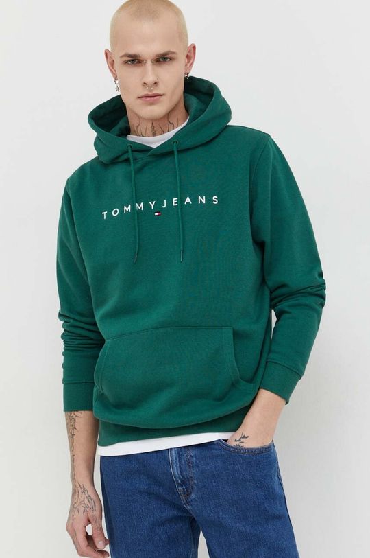 

Фуфайка Tommy Jeans, зеленый