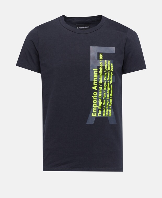 

Футболка Emporio Armani, темно-синий