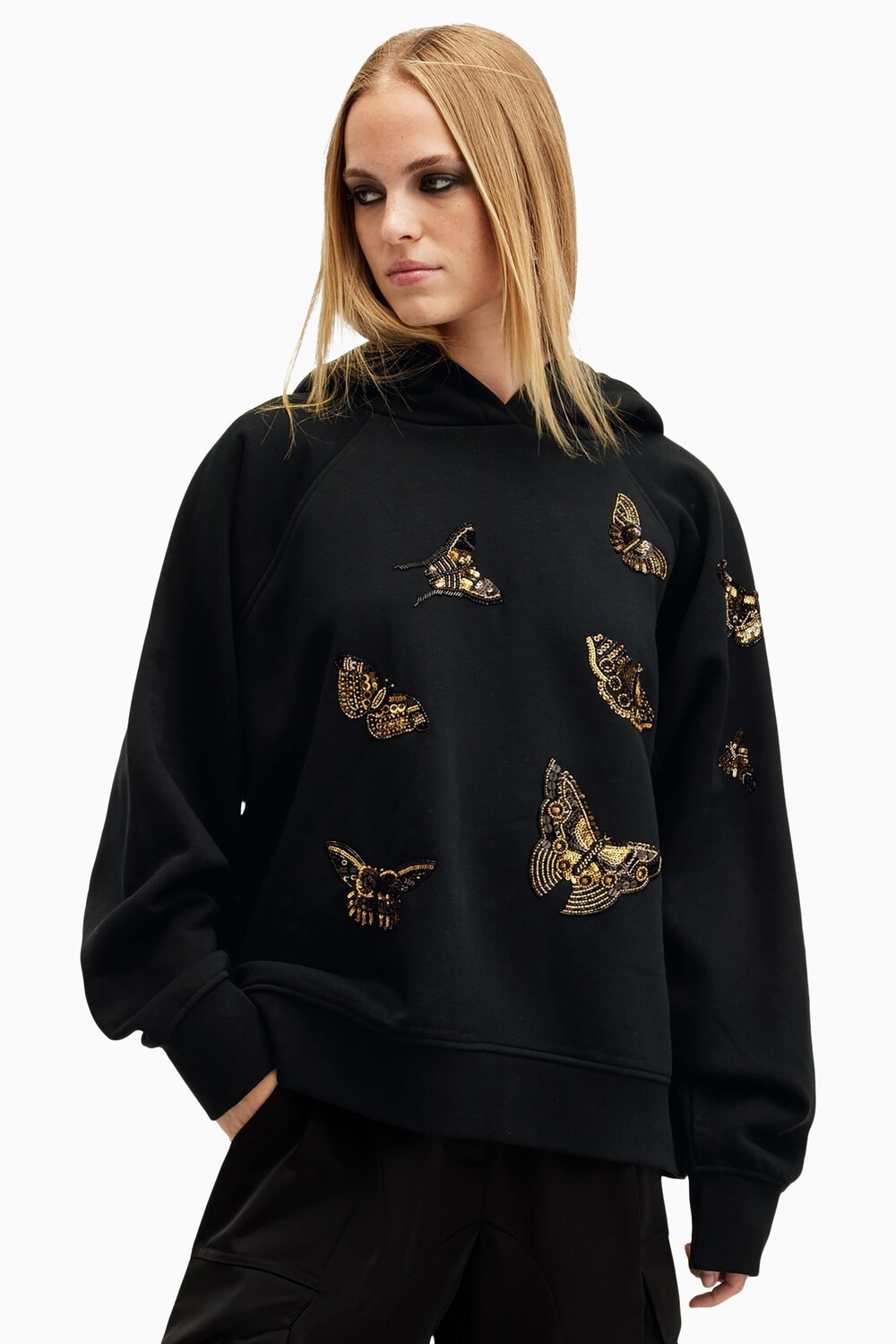 

Толстовка с капюшоном Allsaints Talon Diana All Saints, черный