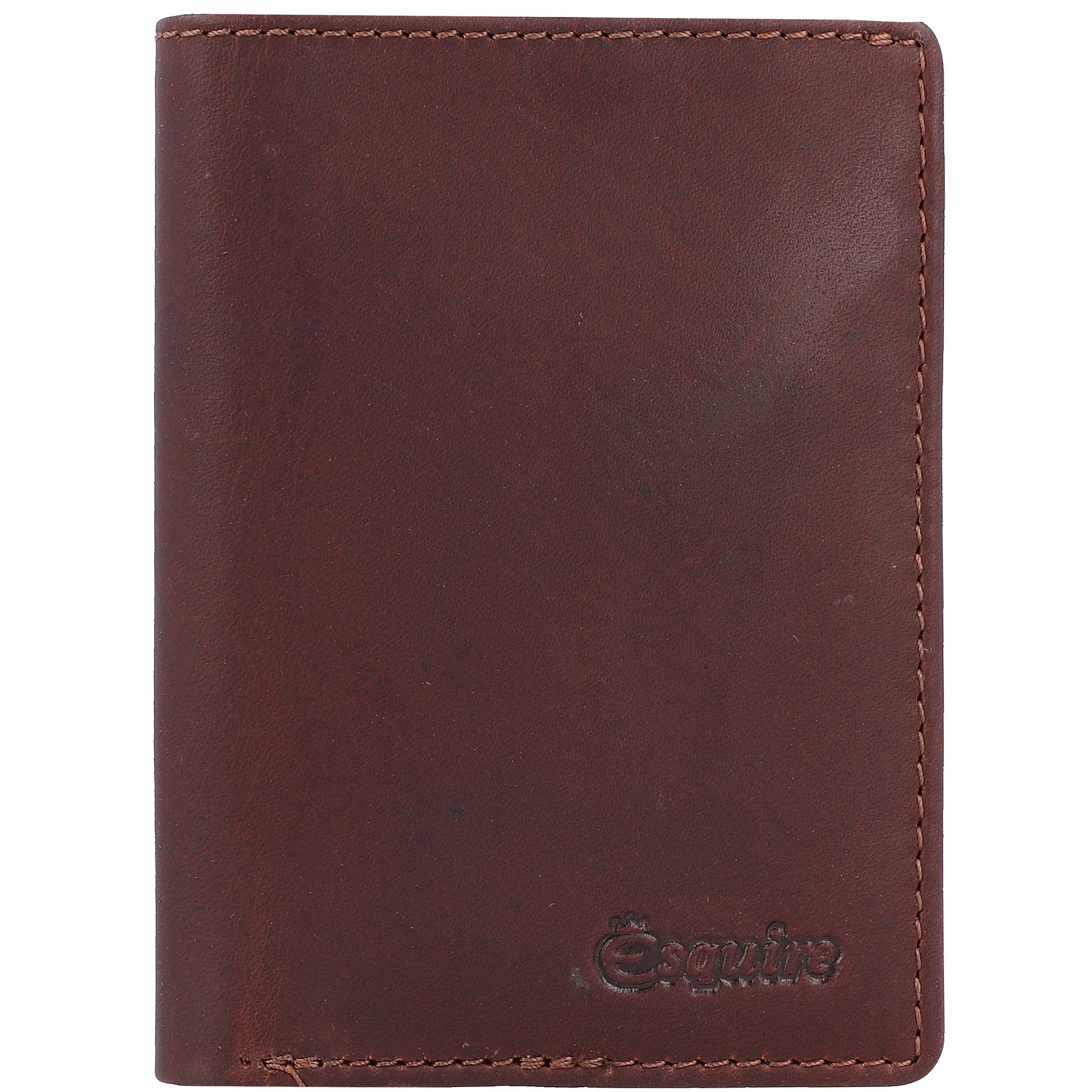 Кошелек Esquire Oslo Kreditkartenetui RFID Leder 8 см, коричневый