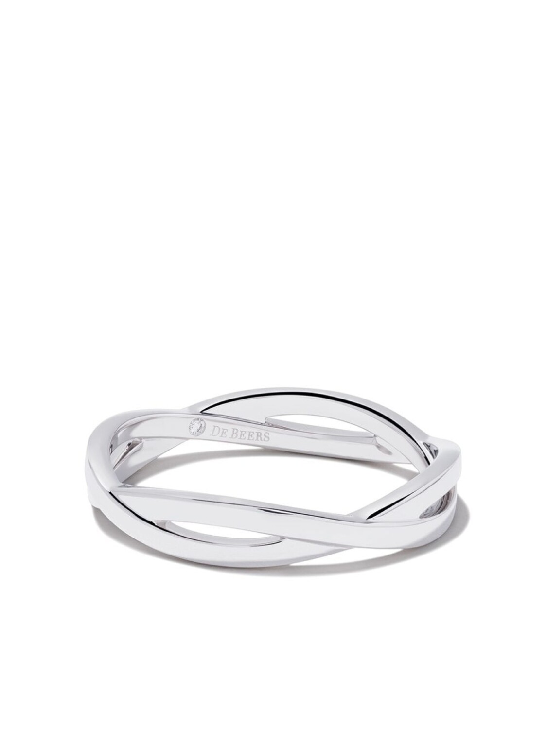 

Кольцо Infinity из белого золота De Beers Jewellers, серебряный