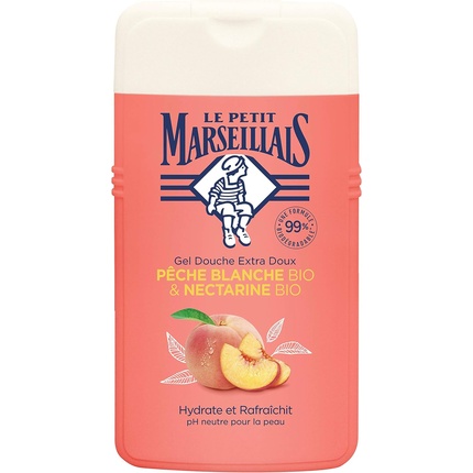 

Le Petit Marseillais Экстра-нежный гель для душа Organic White Peach Organic Nectarine 250мл