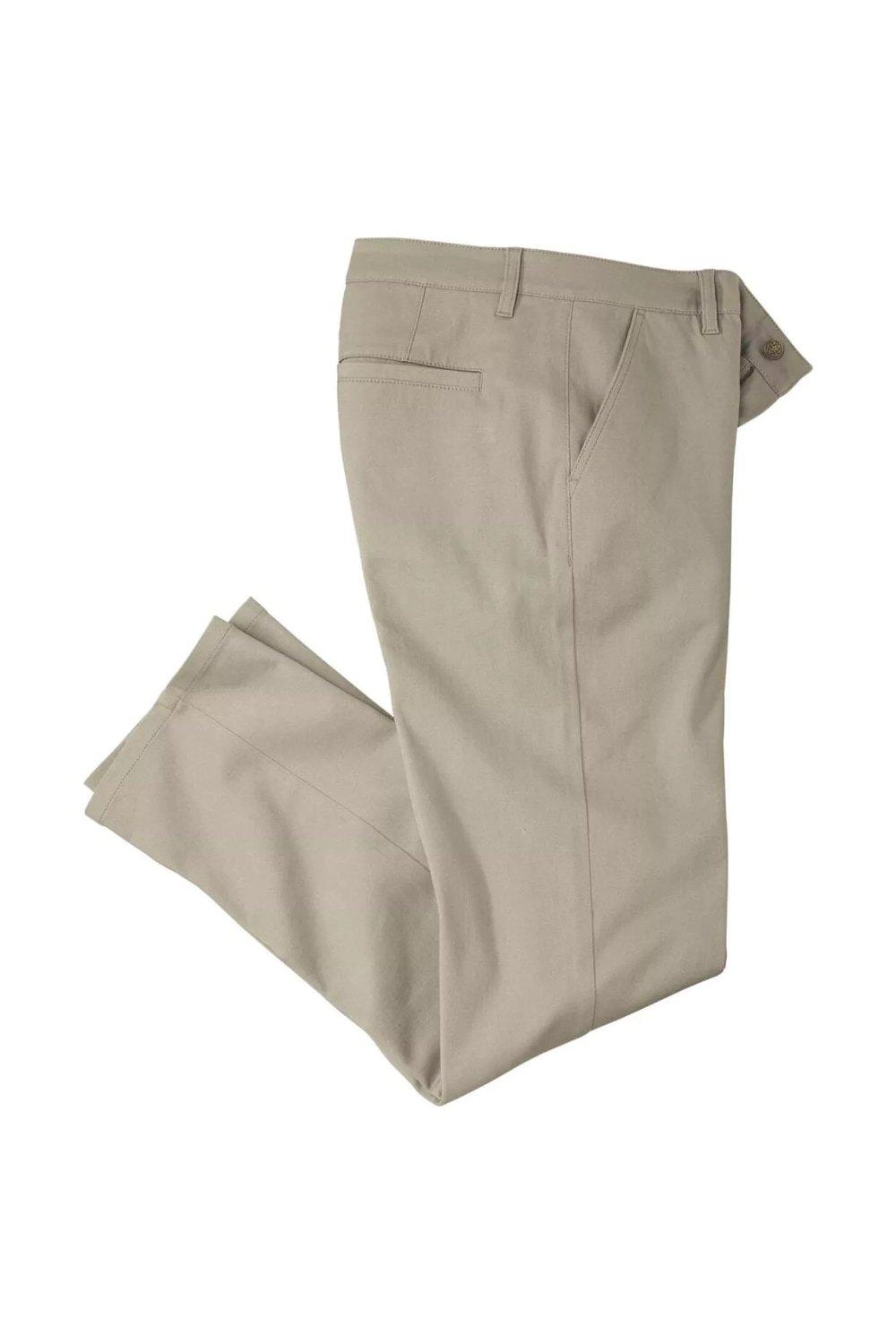 Повседневные брюки чинос Atlas for Men, бежевый брюки чинос uniqlo повседневные прилегающий силуэт размер 34inch бежевый