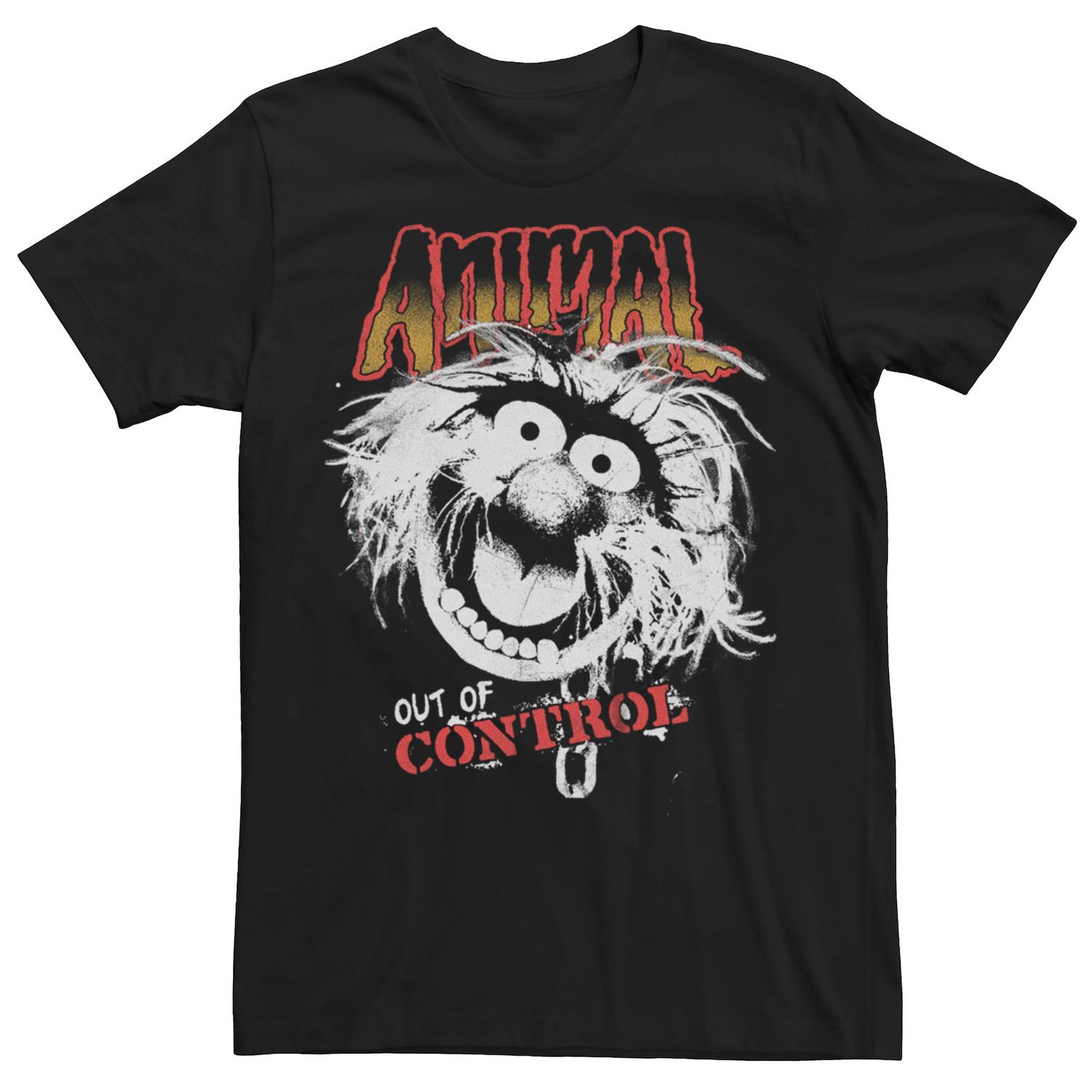 цена Мужская футболка с графическим плакатом и плакатом Disney's The Muppets Animal