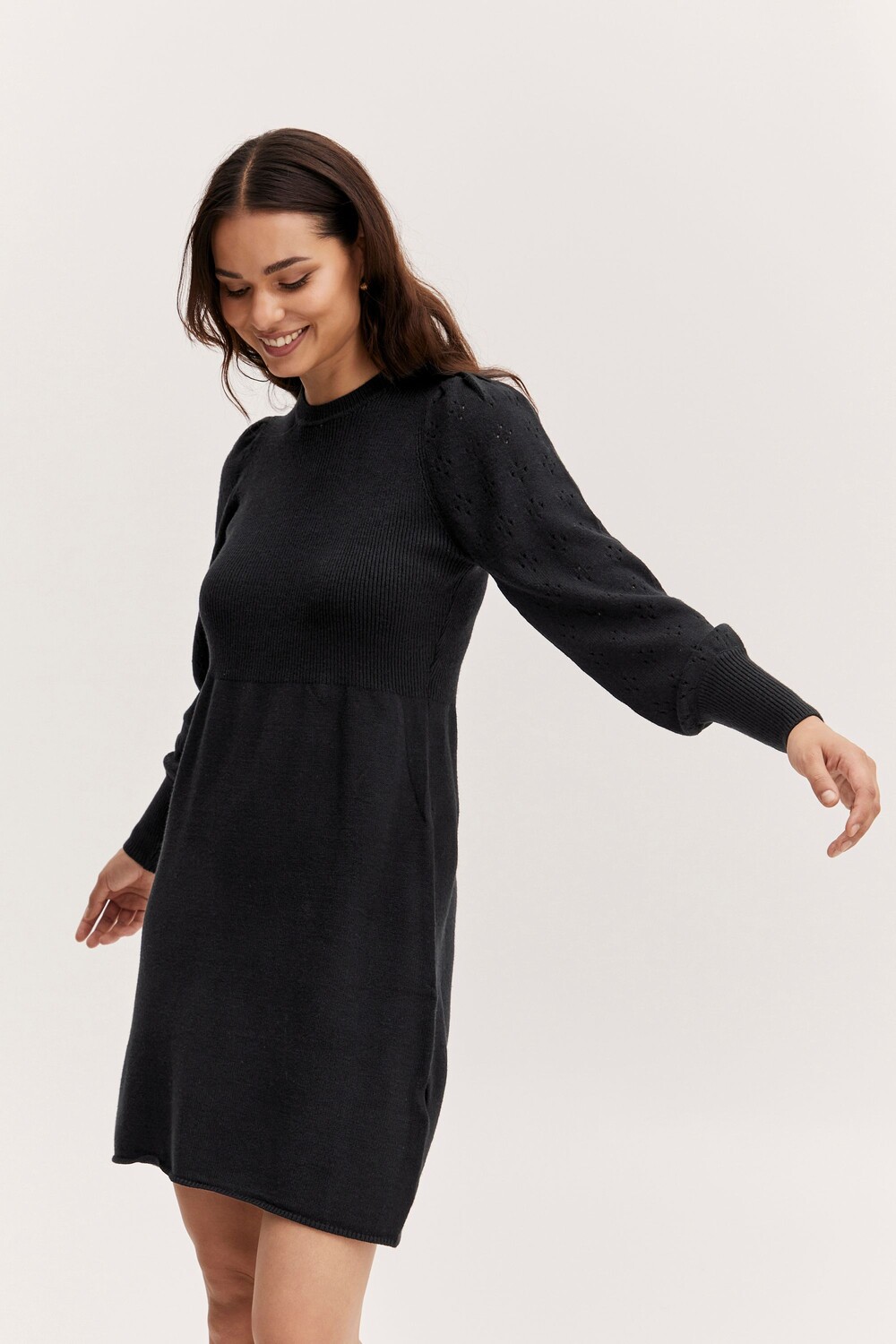 

Платье b.young Strick BYNONINA RIB DRESS 20811909, черный