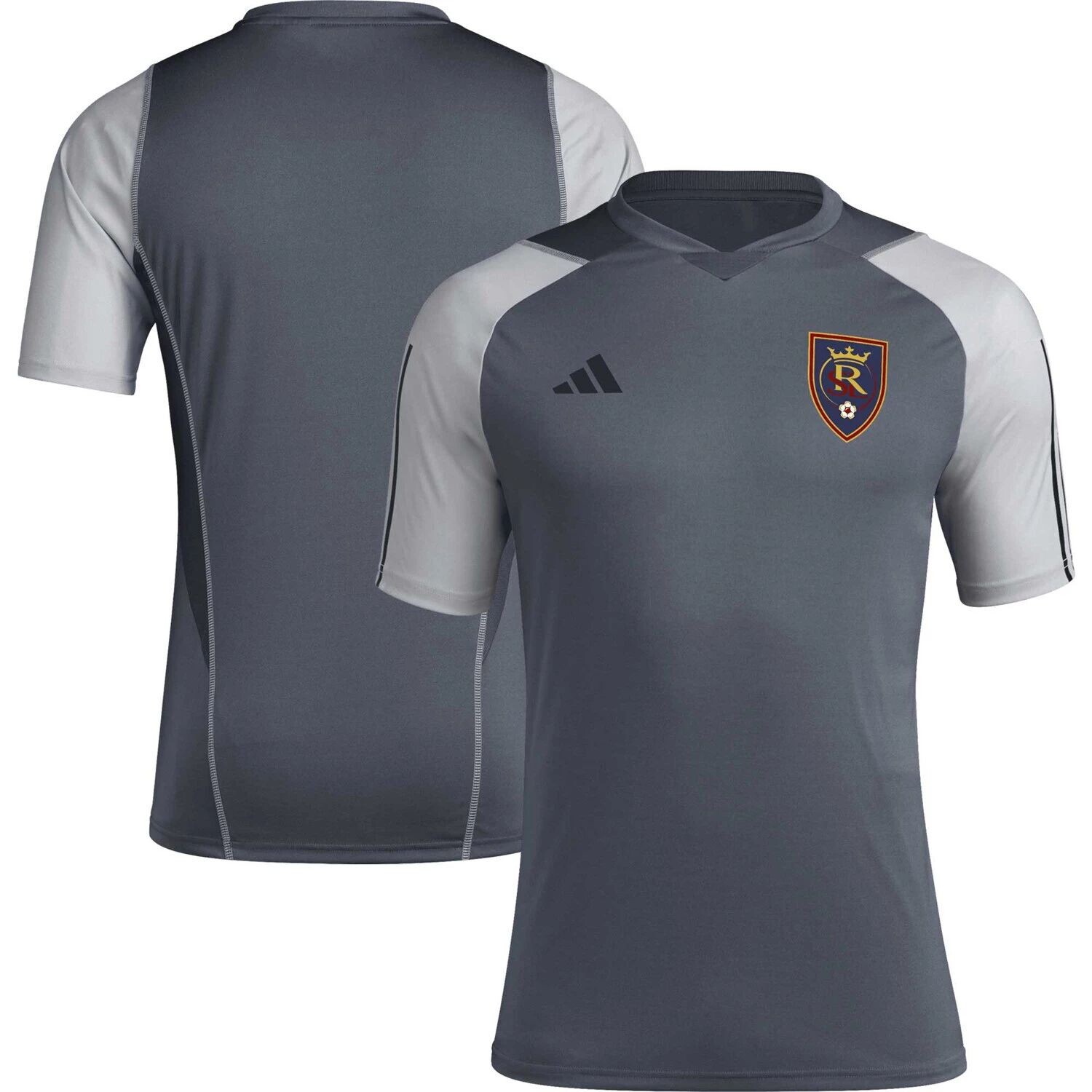 

Мужская серая футболка для полевых тренировок Real Salt Lake 2023 adidas