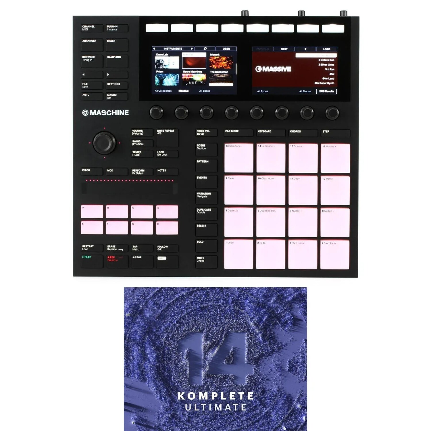 

Система производства и производительности Native Instruments Maschine MK3 с Komplete Ultimate