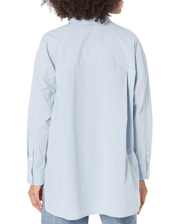 

Рубашка Madewell The Signature Poplin Oversized Shirt, цвет Weathered Sky