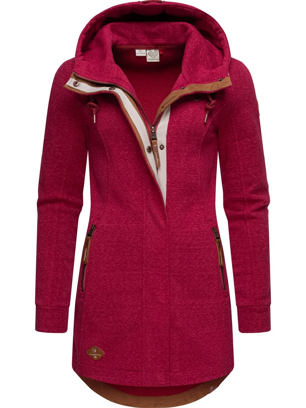 

Толстовка на молнии Ragwear Letty, красный