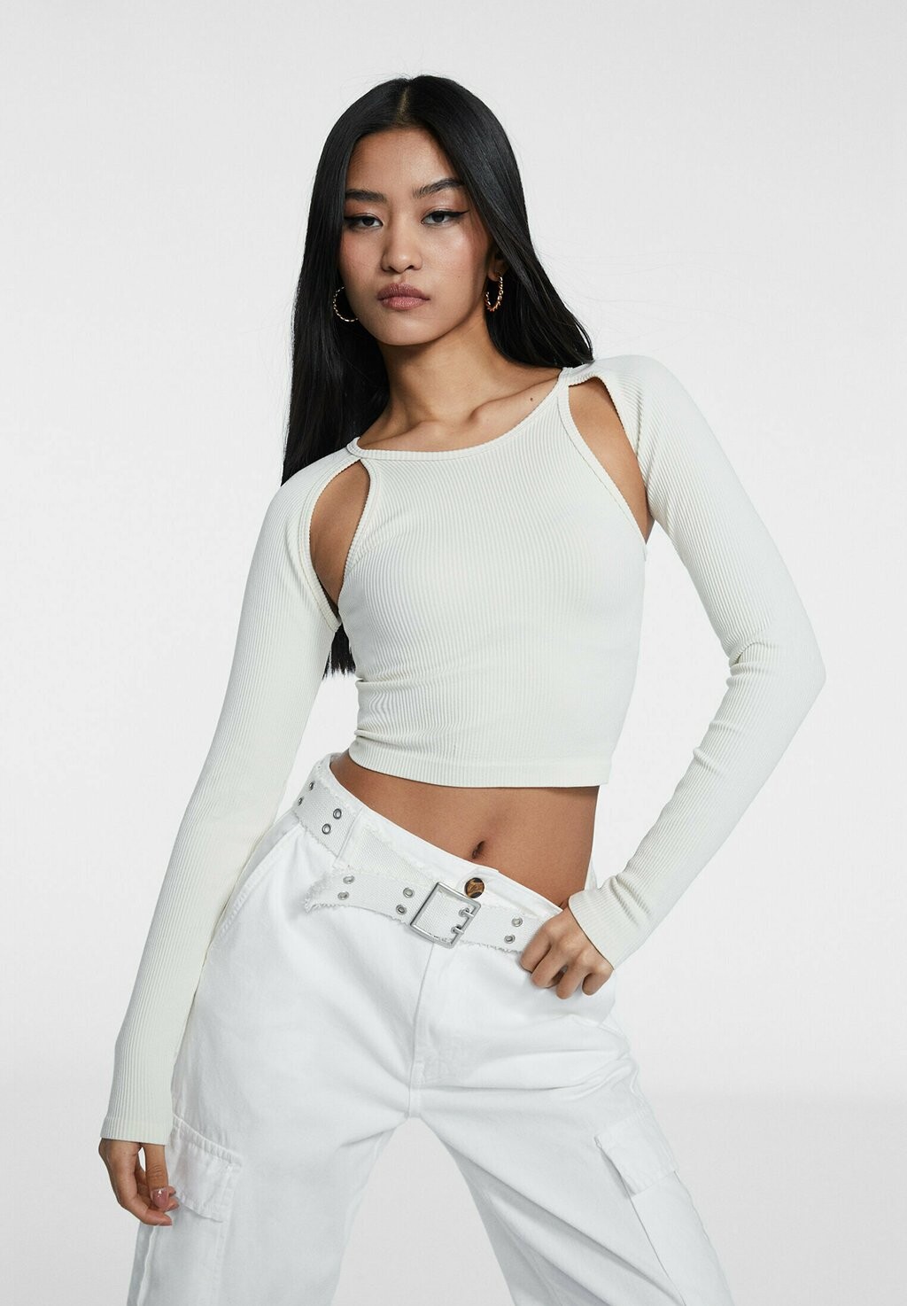 

Рубашка с длинным рукавом Stradivarius