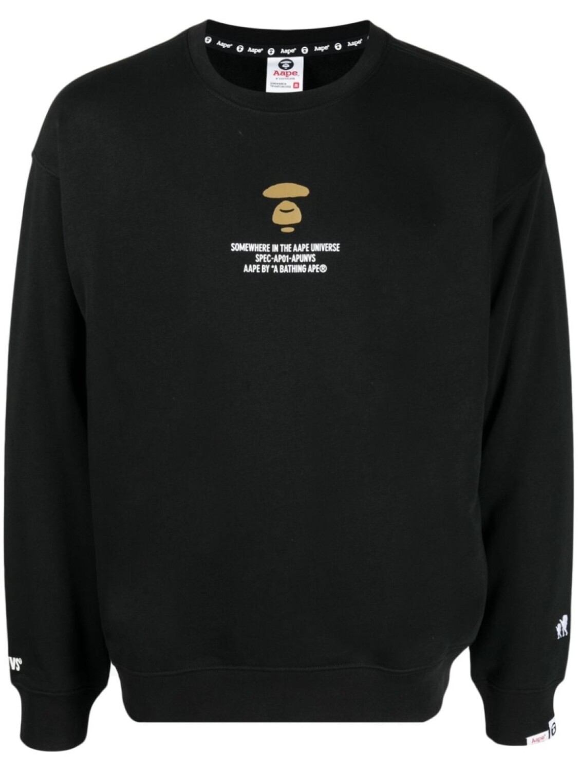 

AAPE BY *A BATHING APE толстовка с логотипом, черный
