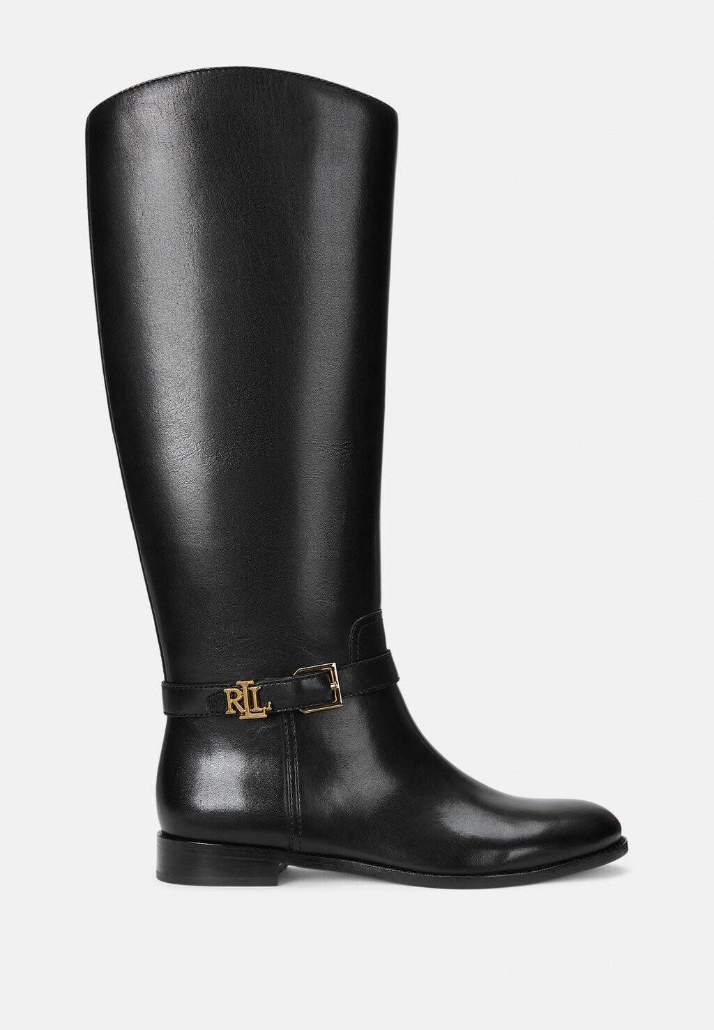

Сапоги BROOKE BURNISHED LEATHER RIDING BOOT Ralph Lauren, черный